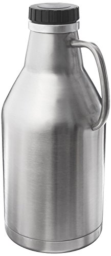 64oz Vacuum Insulated Double Walled Stainless Steel Growler wit...