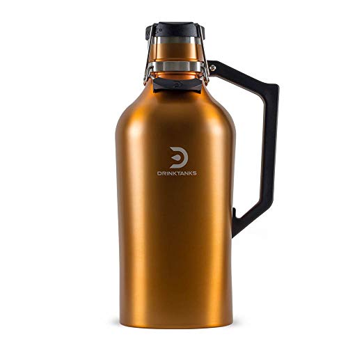 DrinkTanks 128 oz Vacuum Insulated Stainless Steel Beer Growler