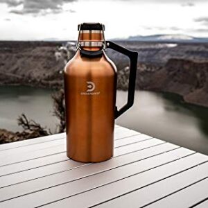 DrinkTanks 128 oz Vacuum Insulated Stainless Steel Beer Growler