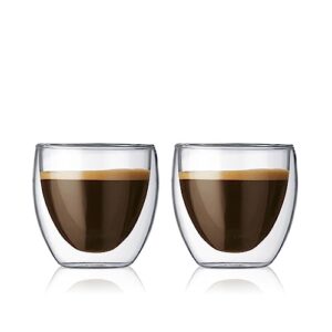bodum pavina double wall espresso/shot glass - set of 2