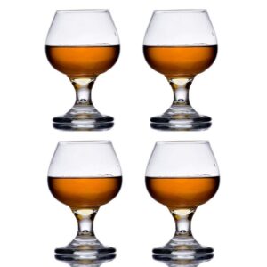 the bar glass brandy tasting snifter glass 5.5 oz (4, 5.5 oz)