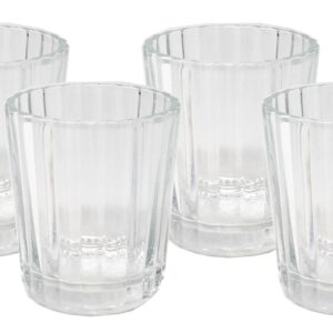 The Curated Pantry Vaso Veladora Mezcal Glasses from Mexico (Pack of 4)