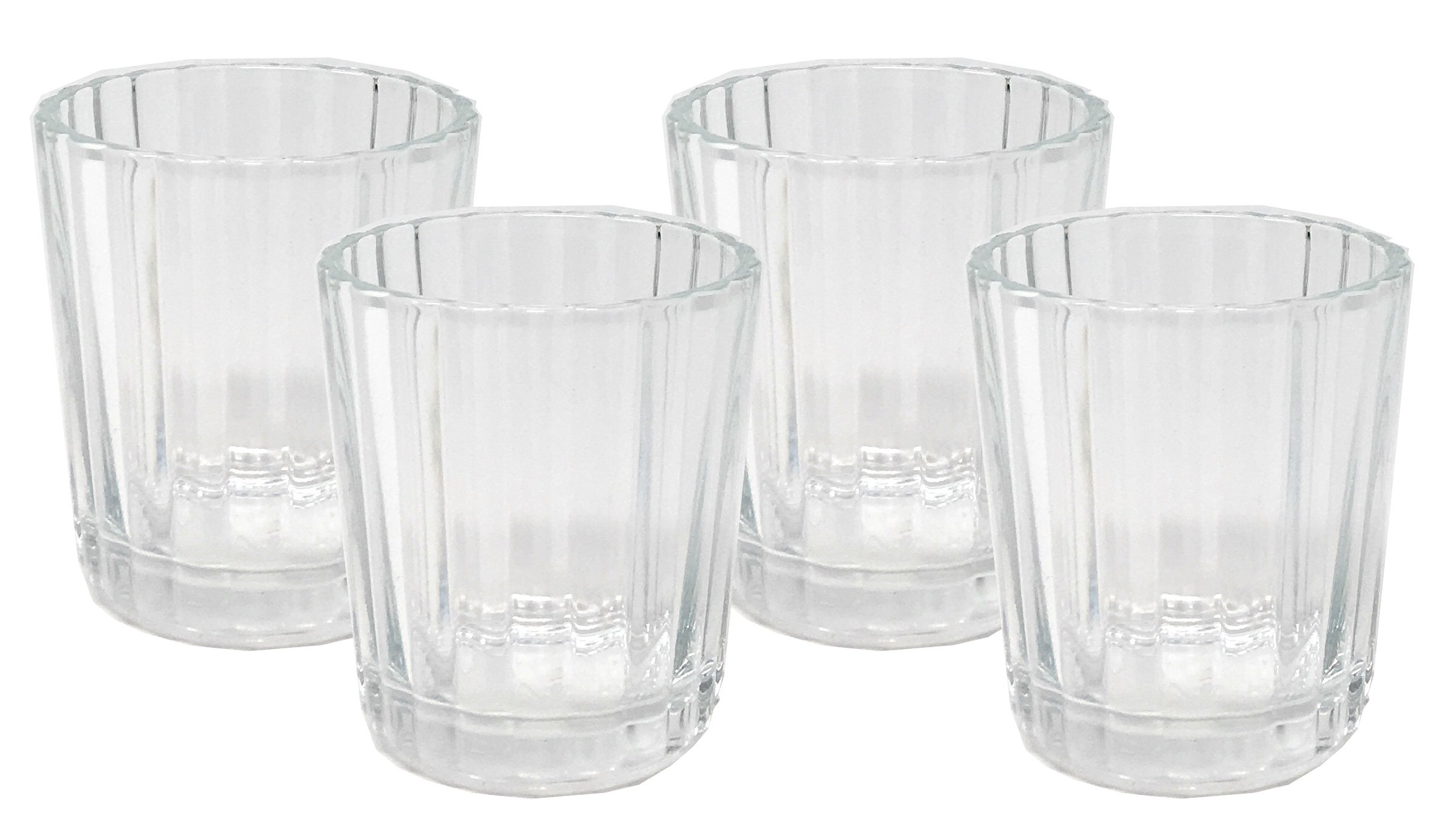 The Curated Pantry Vaso Veladora Mezcal Glasses from Mexico (Pack of 4)