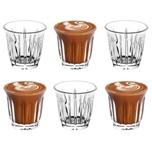 valeways shot glasses, 3oz shot glasses set of 6, espresso shot glass/cute shot glasses/bulk shot glasses/tequila shots