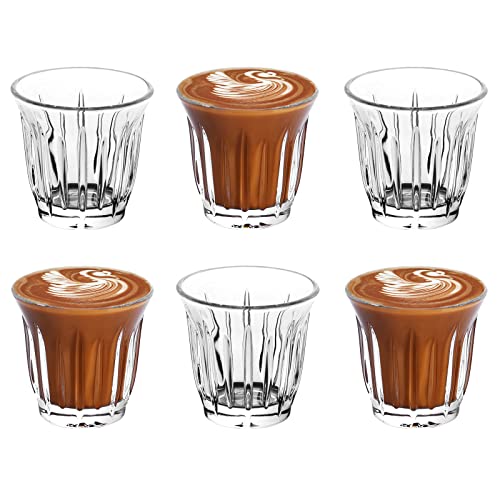 Valeways Shot Glasses, 3oz Shot Glasses Set of 6, Espresso Shot Glass/Cute Shot Glasses/Bulk Shot Glasses/Tequila Shots