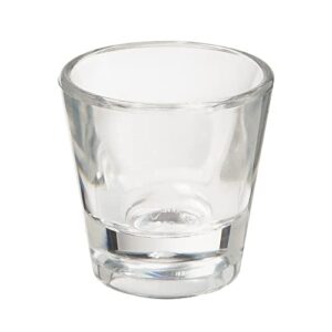 g.e.t. sw-1425-1-cl-ec 1 oz. shot glasses, break resistant plastic, dishwasher safe, shatter resistant, small, clear (pack of 4)