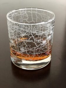 rocks whiskey old fashioned 11oz glass urban city map the bourbon trail