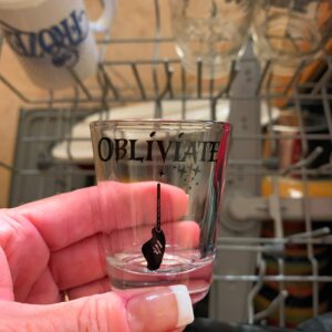 GO FROZEN Obliviate Shot Glass-Wizard Gifts-Birthday Shot Glass
