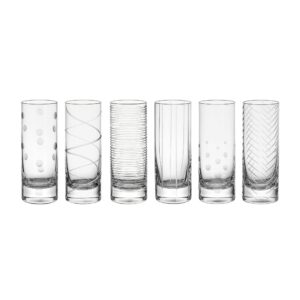 Mikasa Cheers Set of 6 Shot Glasses, 3.5 Ounce