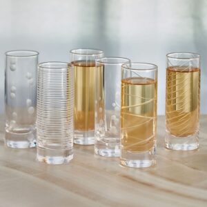 Mikasa Cheers Set of 6 Shot Glasses, 3.5 Ounce
