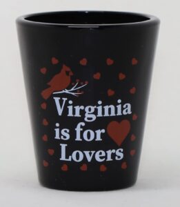 virginia is for lovers shot glass