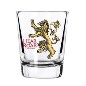 Game of Thrones Shot Glasses 4-Pack (Stark, Targaryen, Lannister, Greyjoy)