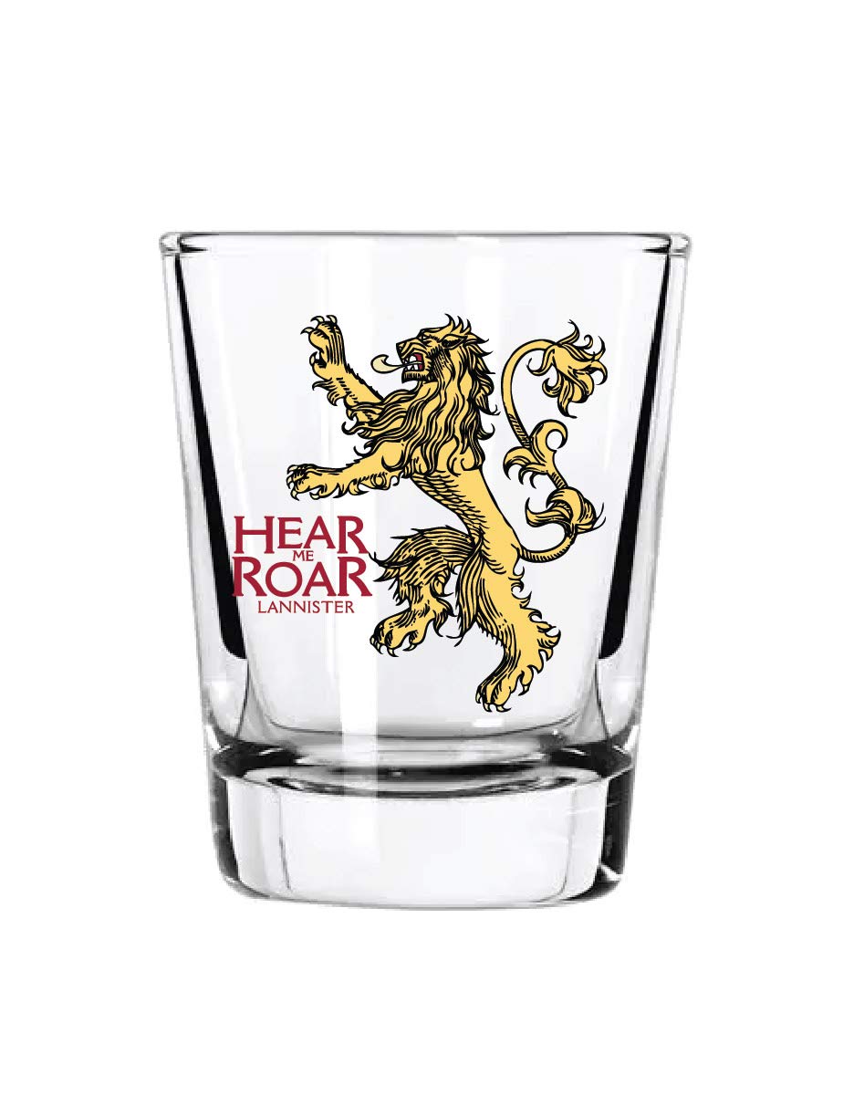 Game of Thrones Shot Glasses 4-Pack (Stark, Targaryen, Lannister, Greyjoy)