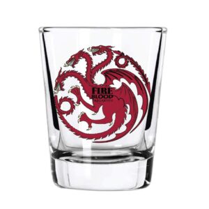 Game of Thrones Shot Glasses 4-Pack (Stark, Targaryen, Lannister, Greyjoy)