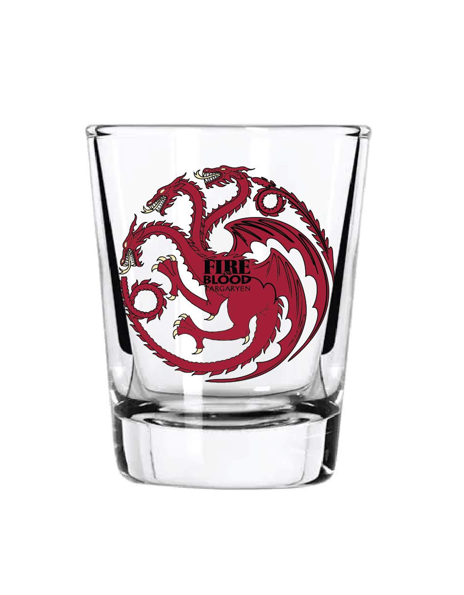 Game of Thrones Shot Glasses 4-Pack (Stark, Targaryen, Lannister, Greyjoy)