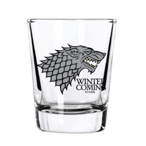 Game of Thrones Shot Glasses 4-Pack (Stark, Targaryen, Lannister, Greyjoy)