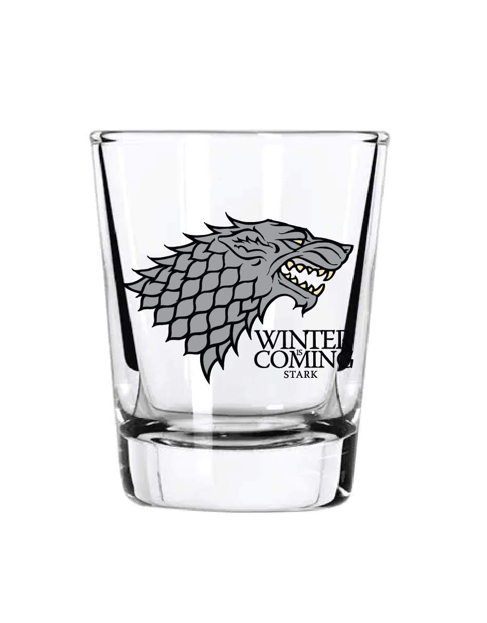 Game of Thrones Shot Glasses 4-Pack (Stark, Targaryen, Lannister, Greyjoy)