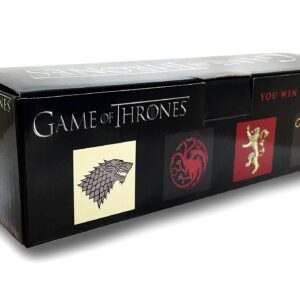 Game of Thrones Shot Glasses 4-Pack (Stark, Targaryen, Lannister, Greyjoy)