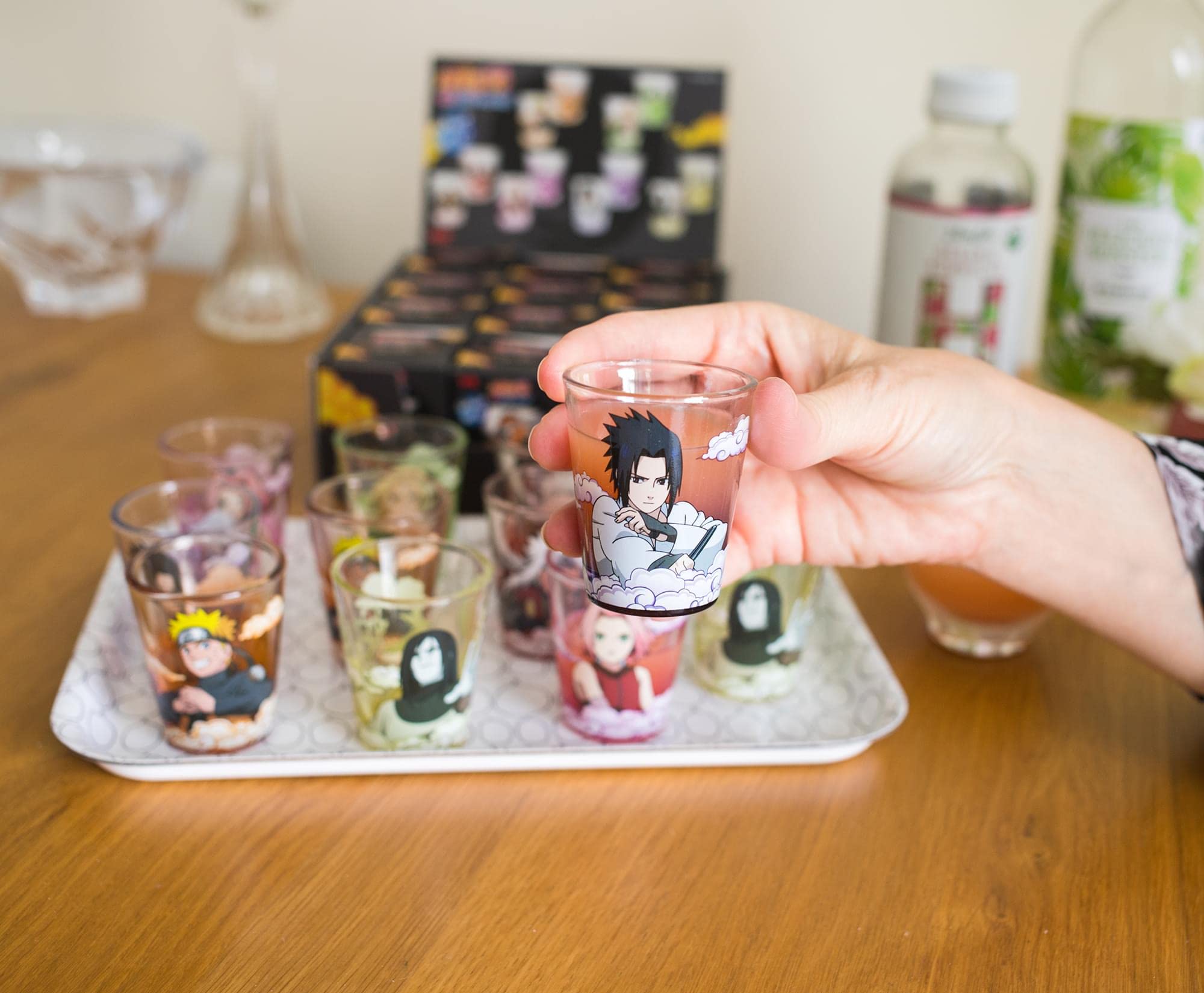 JUST FUNKY Naruto 2-Ounce Round Shot Glass Blind Pack | One Random