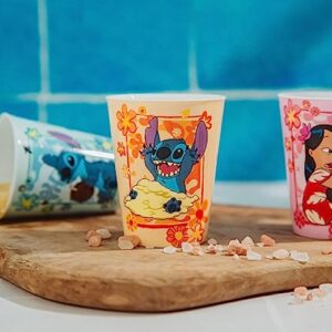 Disney Lilo & Stitch Tropical 2-Ounce Plastic Mini Cups | Set of 4