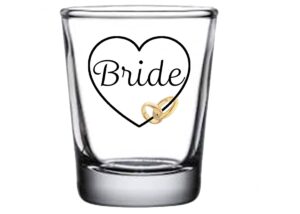 rogue river tactical bride shot glass set gift for husband wife newlywed wedding gift novelty