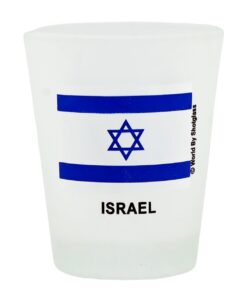 israel flag shot glass