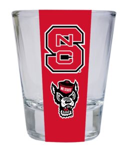 wolfpack round shot glass officially licensed collegiate product