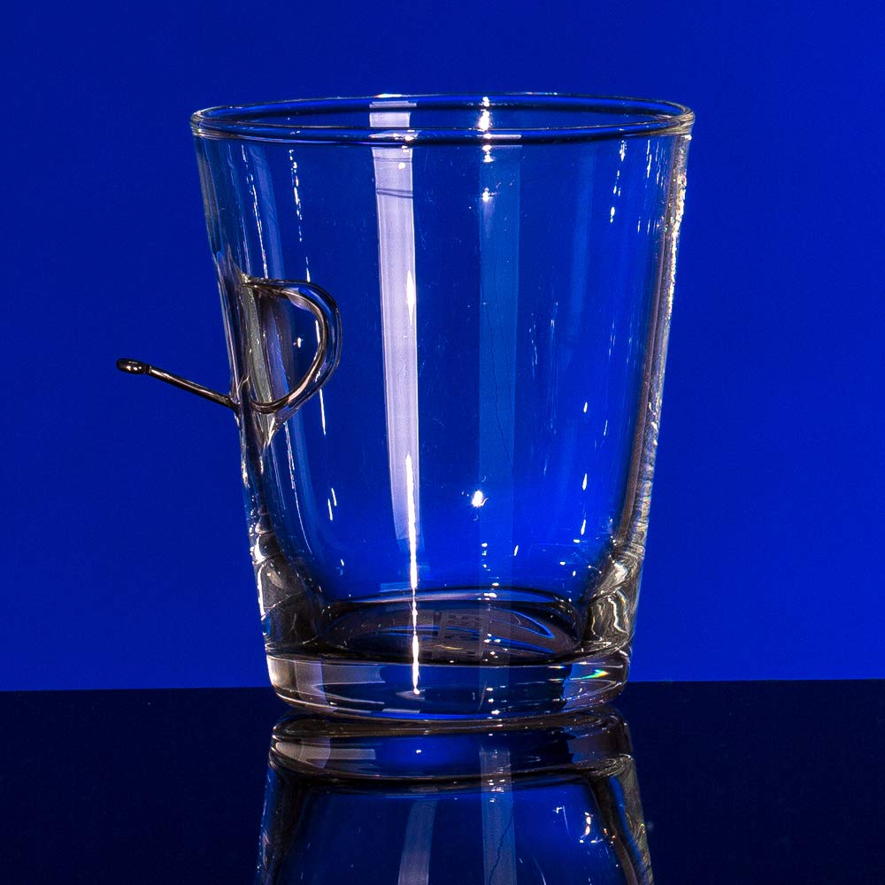 Stuck in Glass - Fish Hook - Whiskey Shot Glasses With Fish Hook Fishing Lovers Gifts for Men | Boyfriend Gift | Rocks Glasses | Original Handcrafted Embedded Barware (2 oz)