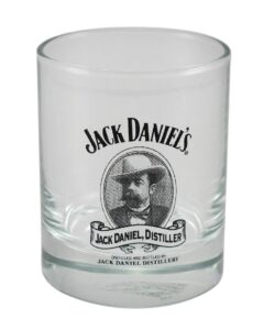 jack daniels cameo design glass shot glass 2 ounce