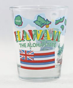 hawaii the aloha state all-american collection shot glass