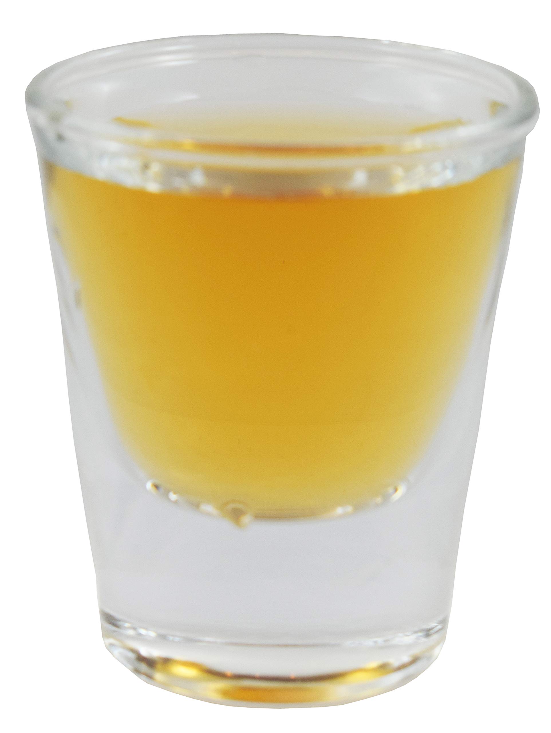 Sunrise Kitchen Supply Classic 1 oz Shot Glass with Heavy Base, Clear Glass (12)