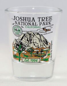joshua tree california national park series collection shot glass