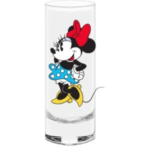 jerry leigh minnie mouse blue bottom shot glass