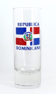 dominican republic flag shooter shot glass