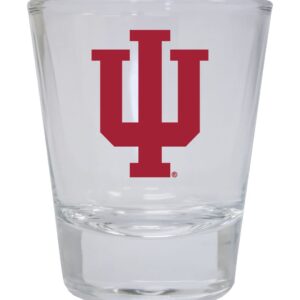 R and R Imports Indiana Hoosiers Round Shot Glass Officially Licensed Collegiate Product