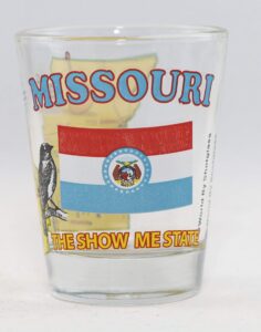 missouri show me state all-american collection shot glass