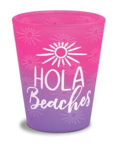 cape shore velvet shot glass - hola beaches ideal for coffee espresso, tea, parties, housewarming