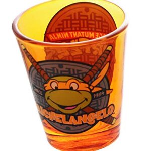 Teenage Mutant Ninja Turtles Orange Michelangelo Shot Glass