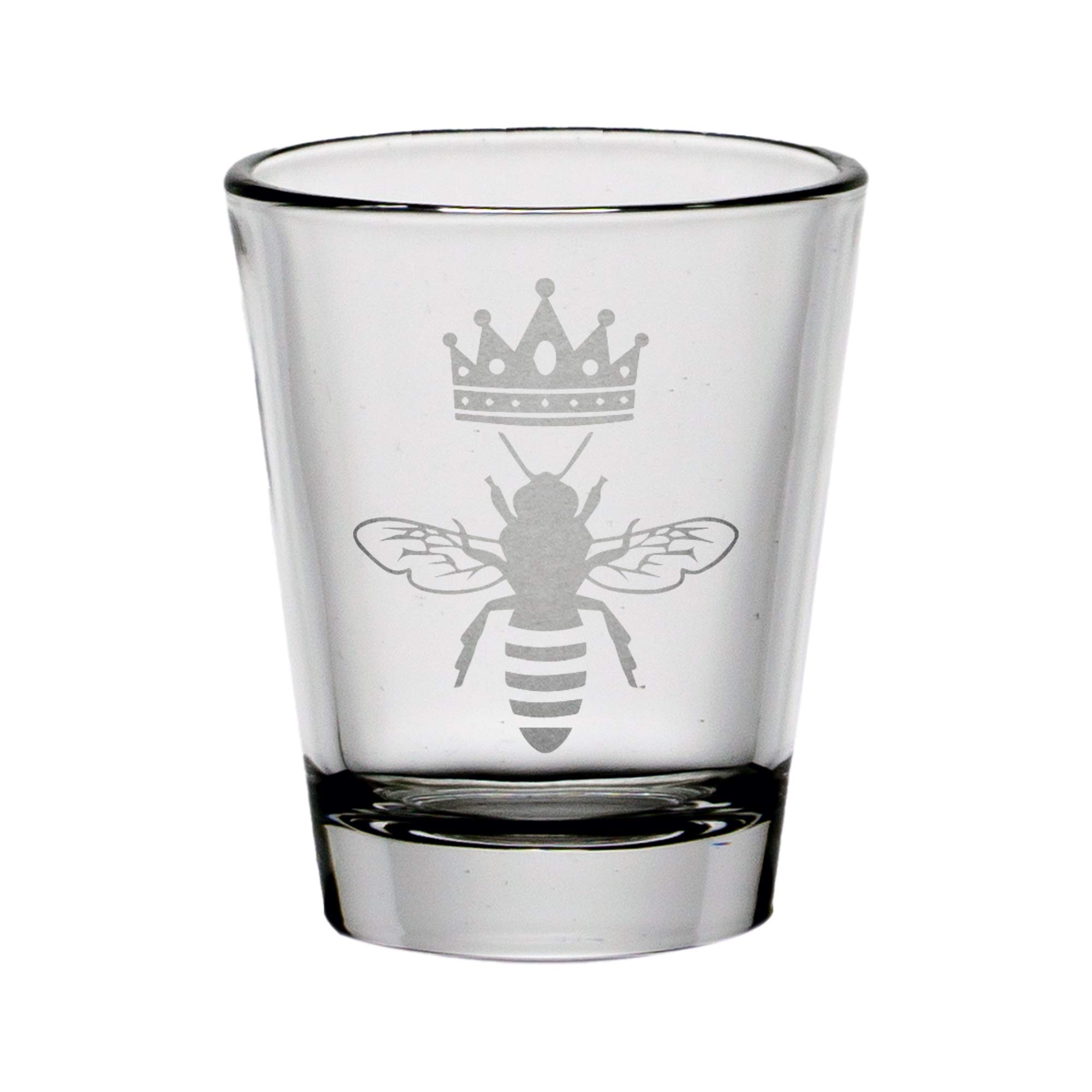 Queen Bee Shot Glass (Clear)