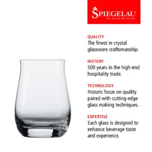 Spiegelau Single Barrel Bourbon Glasses Set of 2 - European-Made Crystal, Modern Whiskey Glasses, Dishwasher Safe, Professional Quality Cocktail Glass Gift Set - 13.25 oz