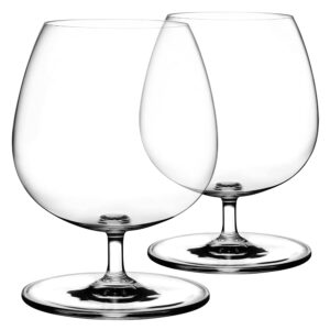 NUDE Vintage Set, Cognac Glasses, |Lead-free Crystal|, Brandy Snifter, Perfect for Home, Restaurants and Parties, Cocktail Glass Set of 2