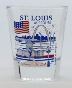 st. louis missouri great american cities collection shot glass
