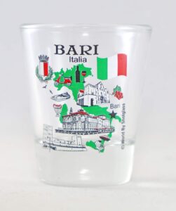bari italy great italian cities collection shot glass