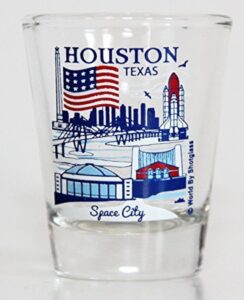 houston texas great american cities collection shot glass