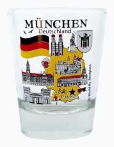 munich germany great german cities collection shot glass
