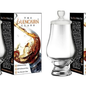 GLENCAIRN WHISKY GLASS, SET OF 2 IN GIFT CARTON WITH TASTING CAPS