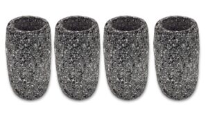 mextequil - volcanic stone shot glasses - set of natural shot glass - 1.5 oz - 100% organic & eco friendly - natural basalt rock (4 pieces)