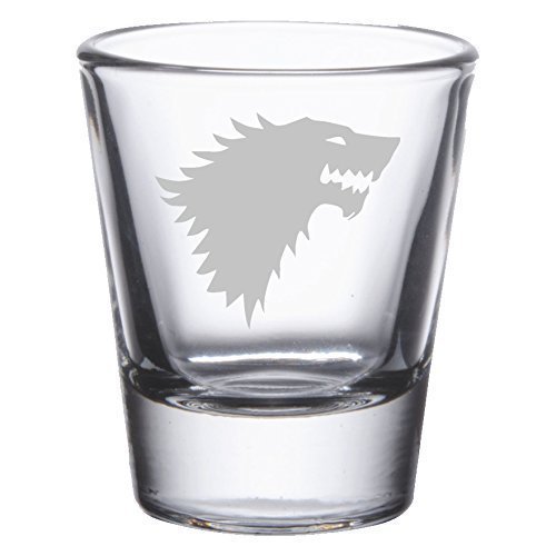 GoT - Four Houses Etched Shot Glasses