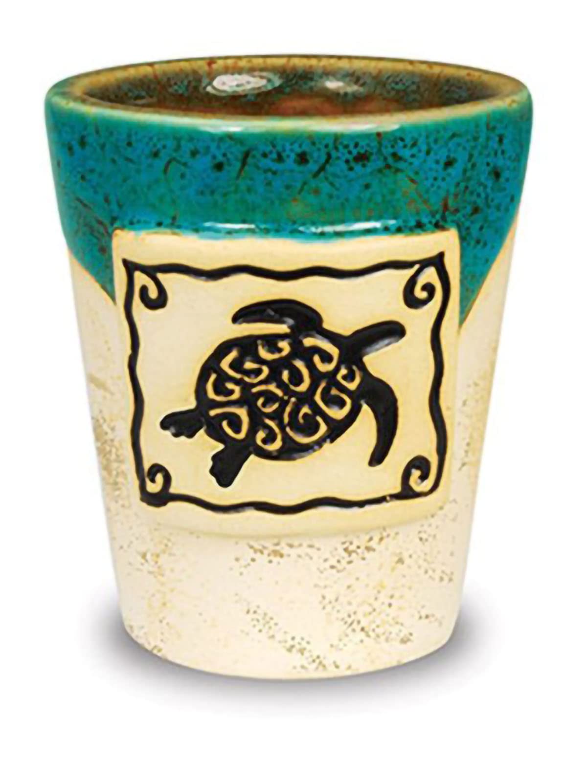 Cape Shore Potter's Shot -Turtle Ideal for Coffee Espresso, Tea, Parties, Housewarming