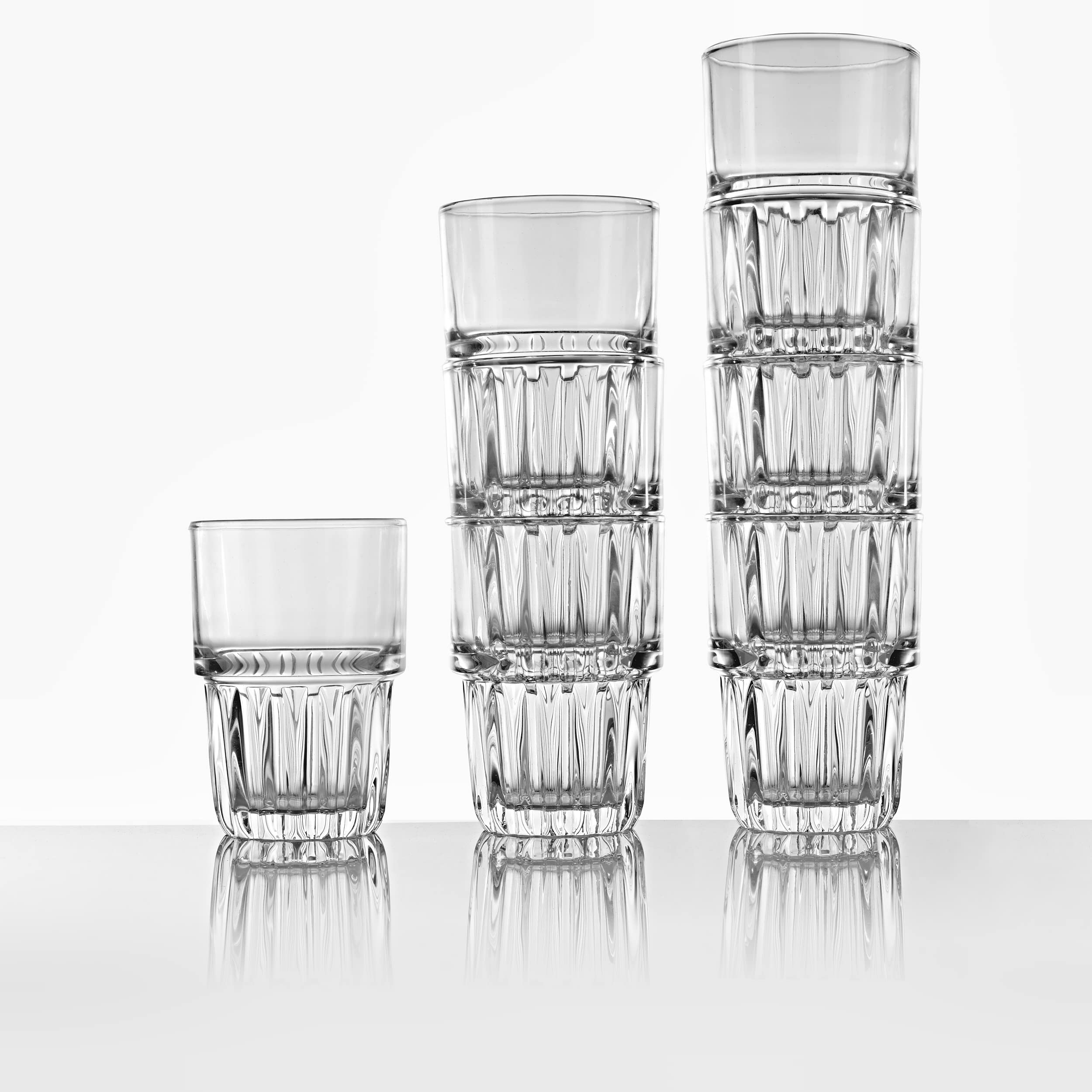 Burns Glass Stackable Rocks Glass 11.5oz (Set of 4)